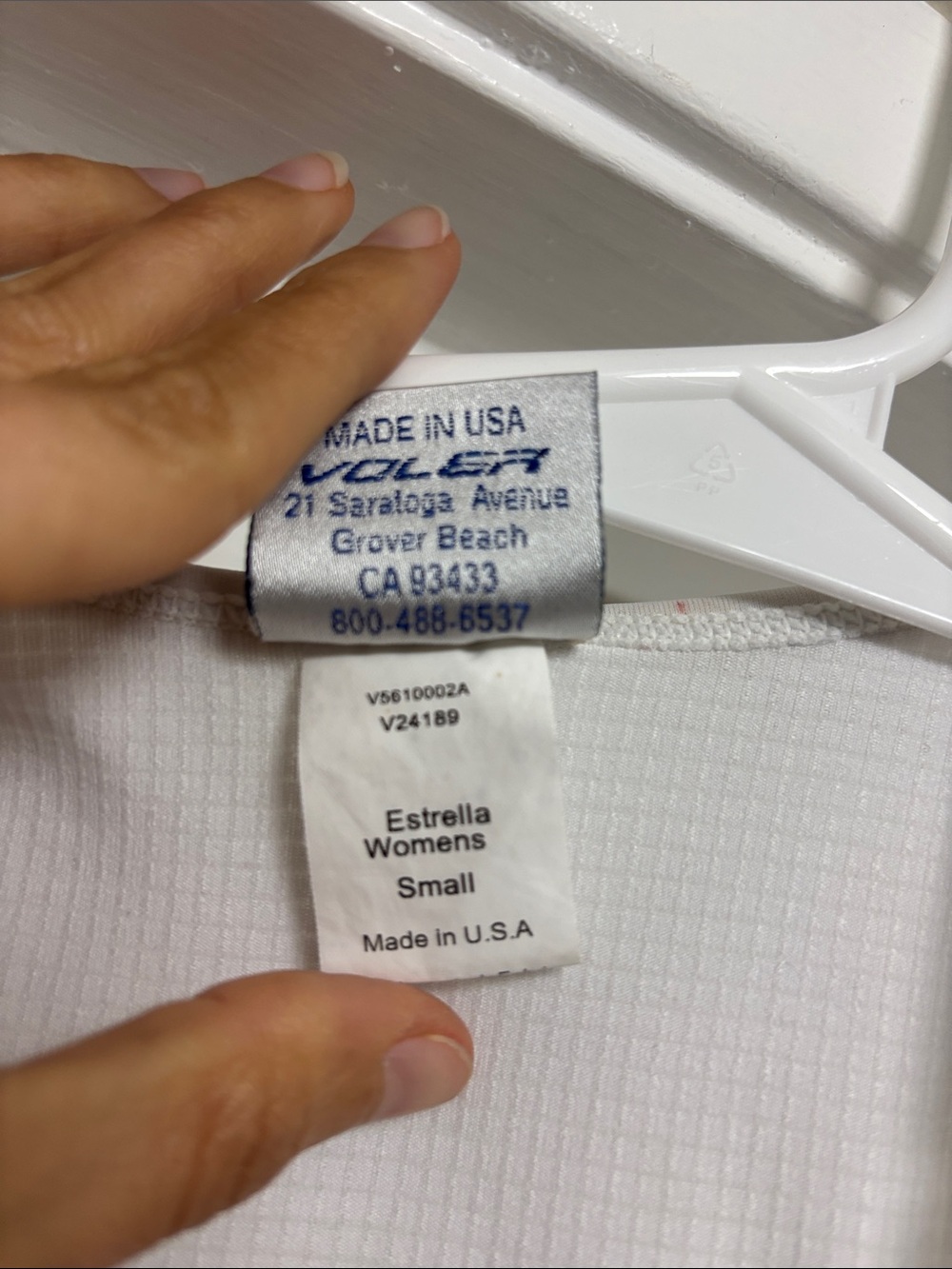 Women’s Black & White Cycling Bib Shorts with Blue Accent from Voler - Picture 2 of 6